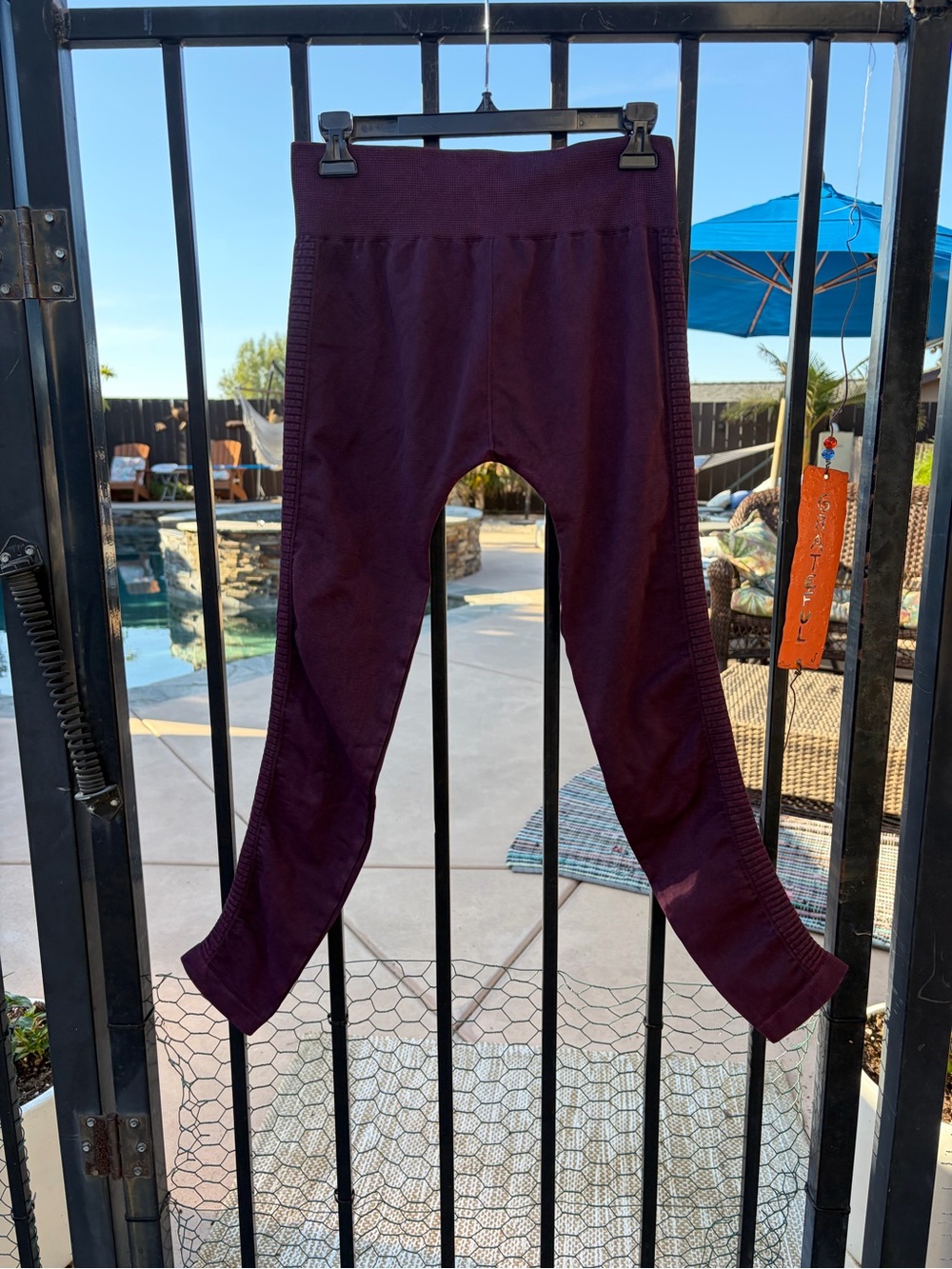 Nikibiki Deep Burgundy Kids Leggings